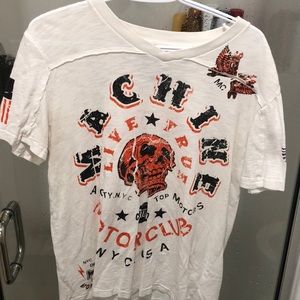 Machine Skull “Motor Club” Tee shirt